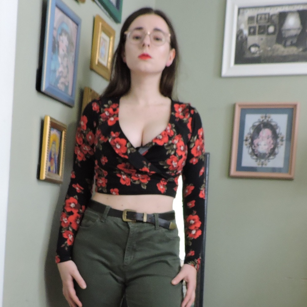 Floral Crop Top